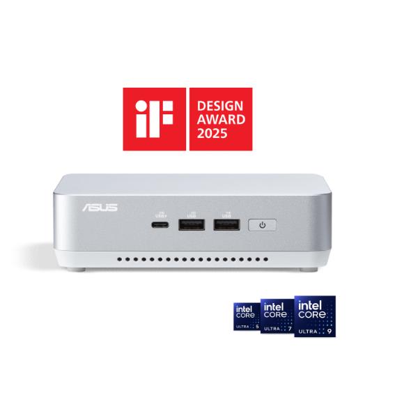ASUS NUC 14 Pro+ Kit RNUC14RVSU900002I - Barebone - PC mini - 1 x Core Ultra 9 185H / fino a 5.1 GHz - RAM 0 GB - Intel Arc Graphics - Gigabit Ethernet, 2.5 Gigabit Ethernet, IEEE 802.11ax (Wi-Fi 6E), Bluetooth 5.3 - 802.11a/b/g/n/ac/ax (Wi-Fi 6E), Bluetooth 5.3 - bianco