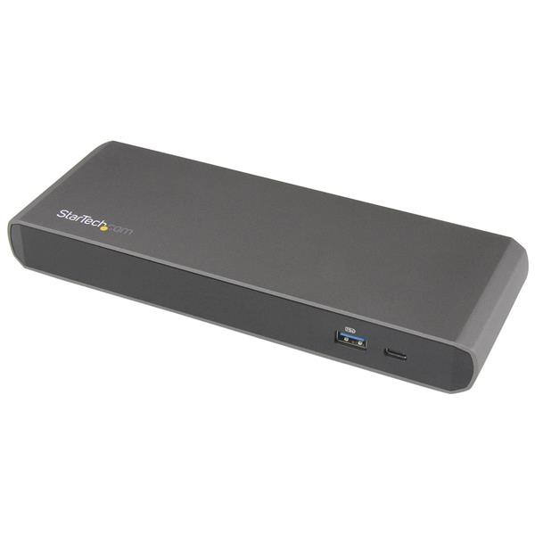 StarTech.com Docking Station Thunderbolt 3 con doppia uscita 4K per portatili - Windows Solamente - Cavo Incluso - Docking station - Thunderbolt - DP - GigE