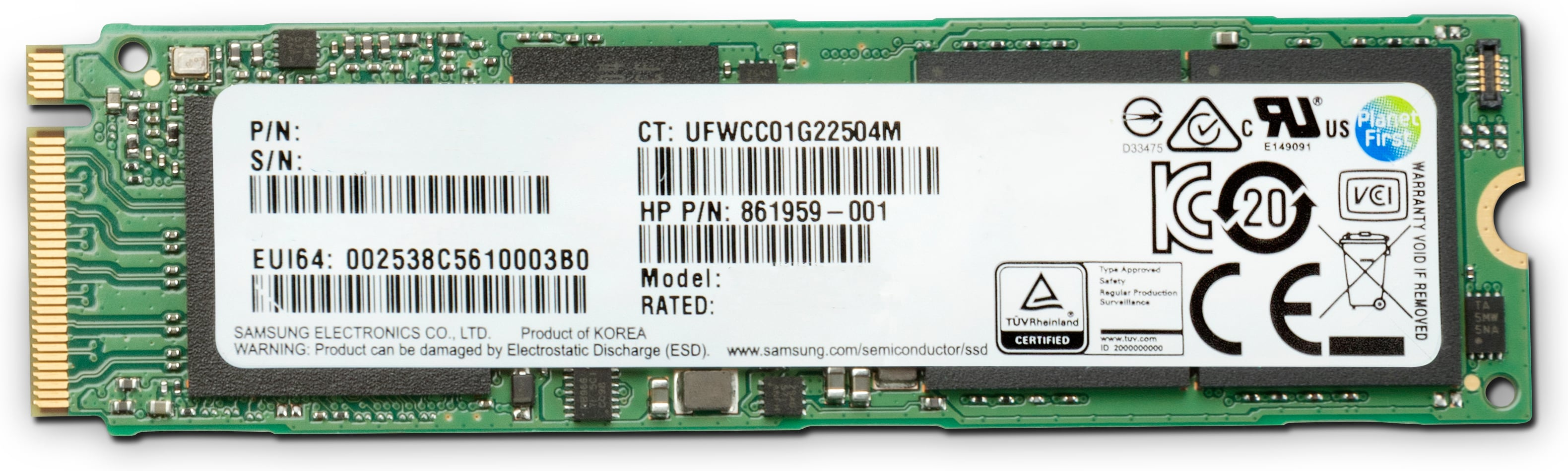 HP Z Turbo Drive - SSD - crittografato - 1 TB - interno - Self-Encrypting Drive (SED)
