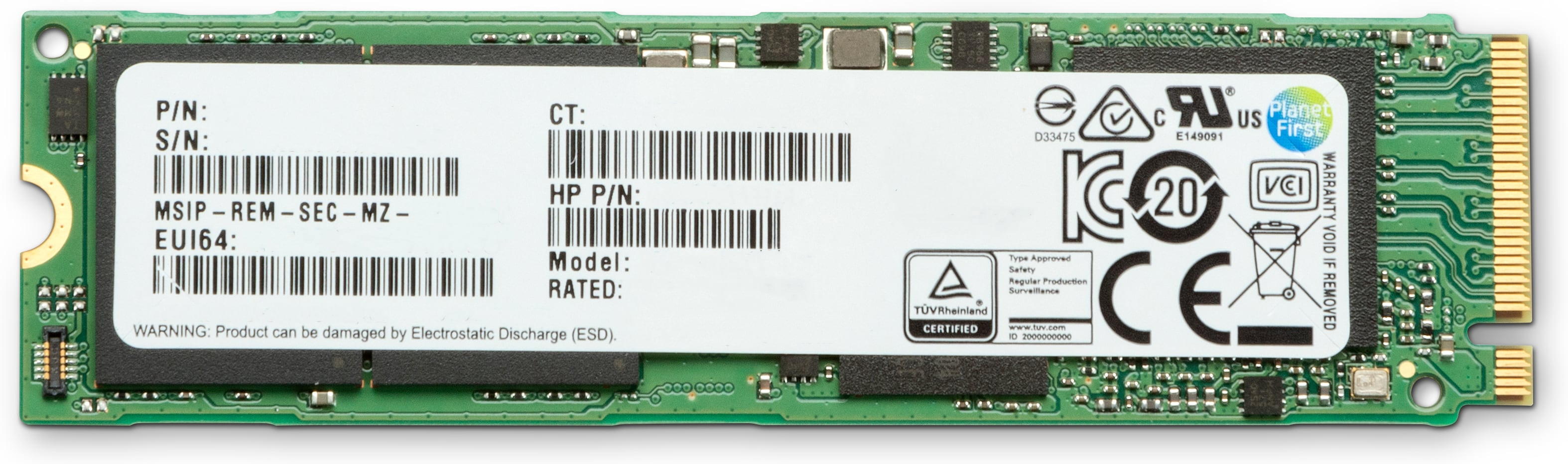 HP - SSD - 1 TB - interno - M.2 2280 - PCIe - per Workstation Z4 G4, Z8 G4