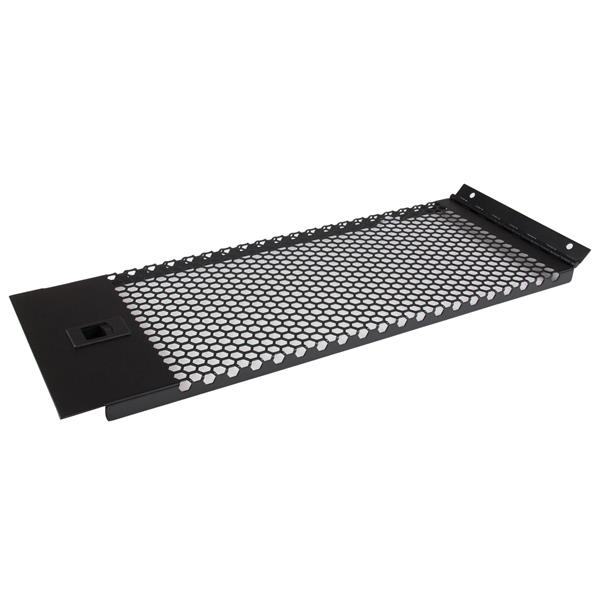 StarTech.com Pannello cieco ventilato con cerniera per Rack Server - 4U - Pannello di riempimento rack - nero - 4U - 19" - per P/N: RK2433BKM, RK2537BKM, RK3236BKF, RK4236BKB, RK4242BK24, RK4242BK30, RKQMCAB12V2