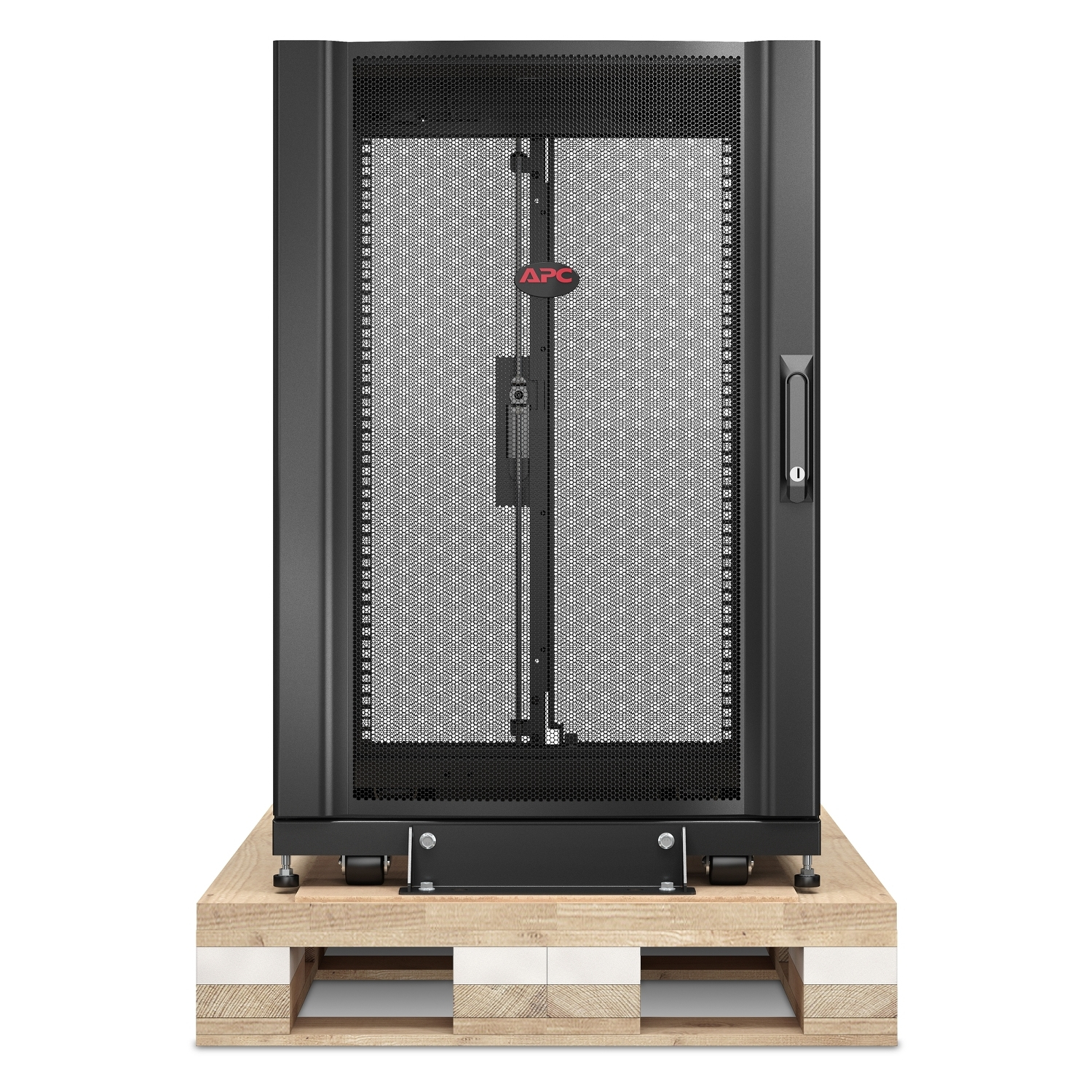 APC NetShelter SX - Rack cabinet - nero - 18U - 19" - per P/N: SURT48RMXLBP