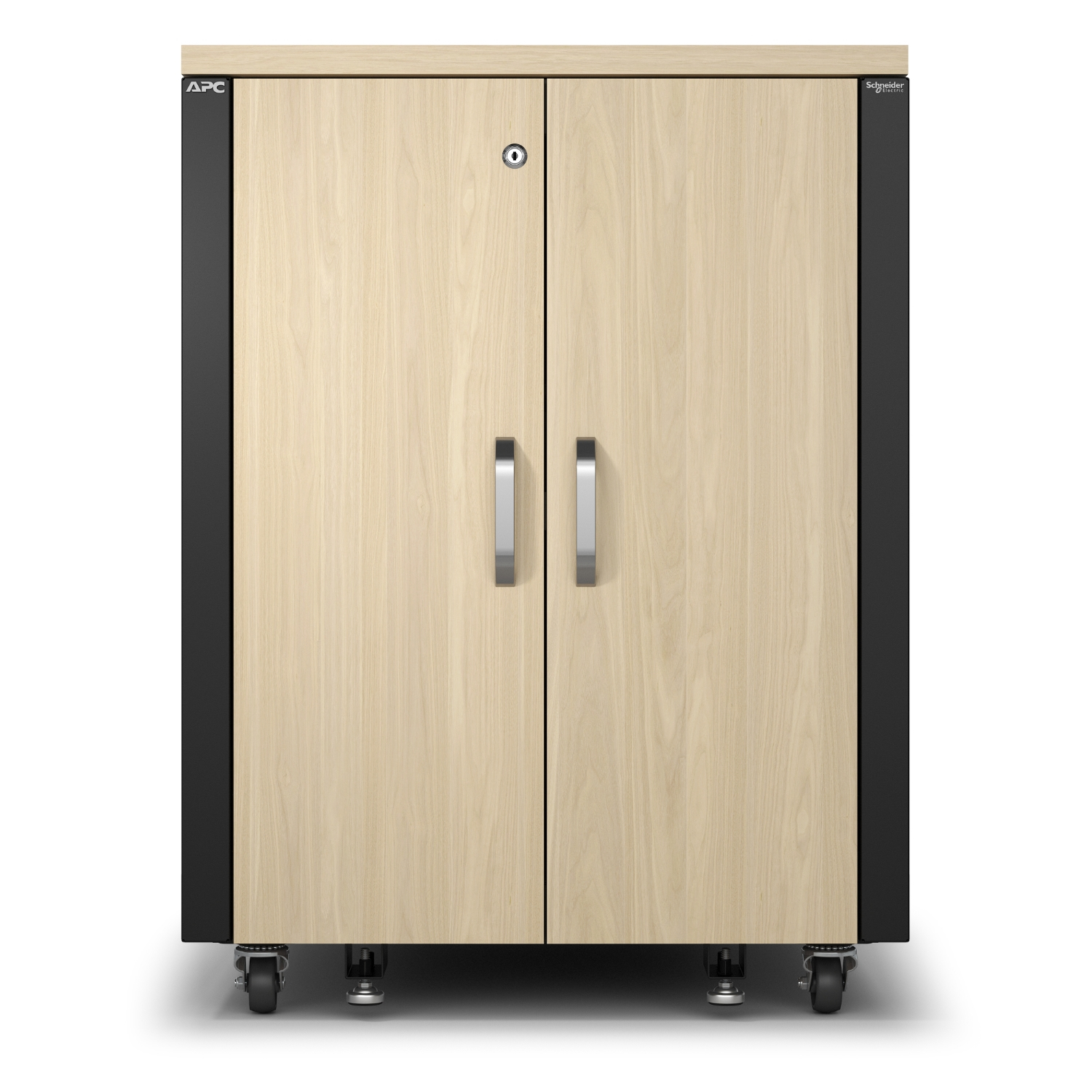 APC NetShelter - Rack (orizzontale) - insonorizzato - 230 V c.a. V - acero - 17U - 19"