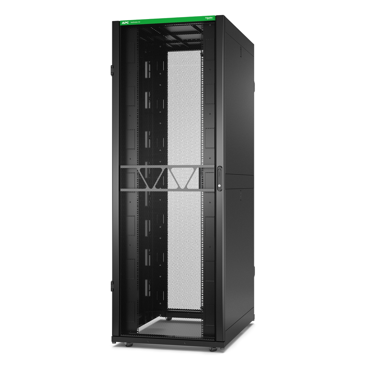 APC NetShelter SX Gen 2 - Rack cabinet - 2258 H x 800 W x 1200 D mm, con laterali - A pavimento - nero - 48U - 19"
