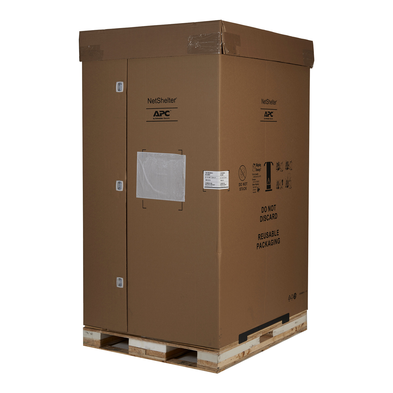APC NetShelter SX Deep Enclosure with Sides Shock Packaging - Rack - nero - 42U - 19"