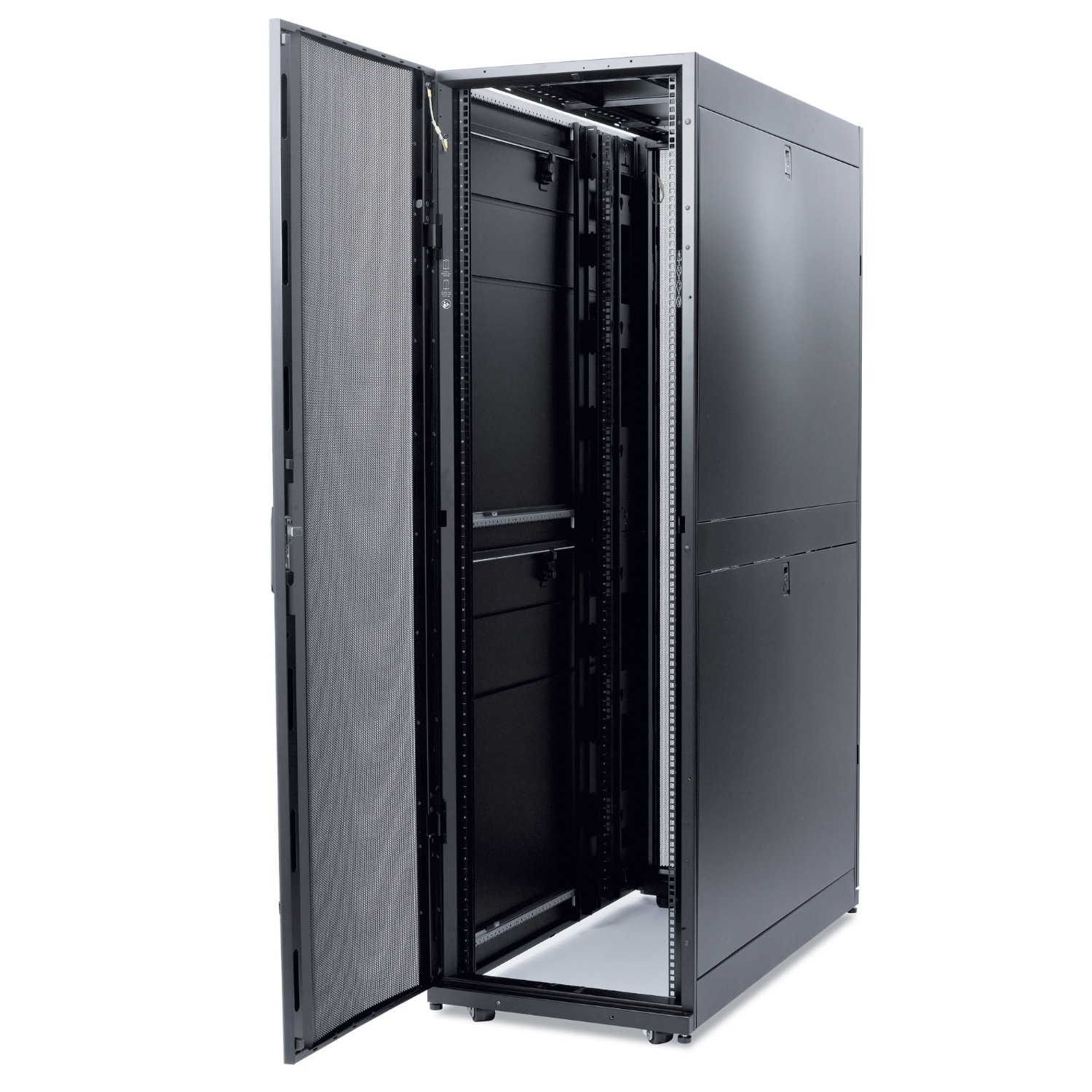 APC NetShelter SX Deep Enclosure with Sides - Rack cabinet - nero - 42U - 19"