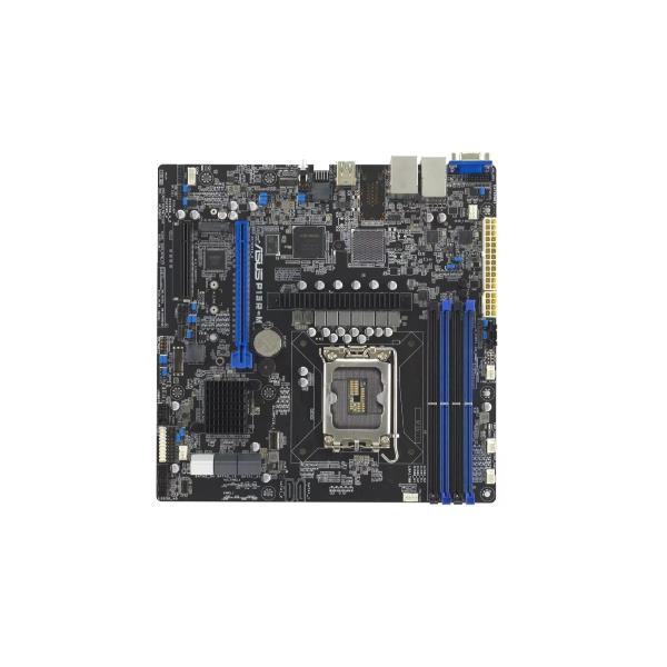 ASUS P13R-M - Scheda madre - micro ATX - Socket LGA1700 - C262 Chipset - USB 3.2 Gen 1, USB 3.2 Gen 2 - Gigabit LAN - scheda grafica (richiesta CPU)