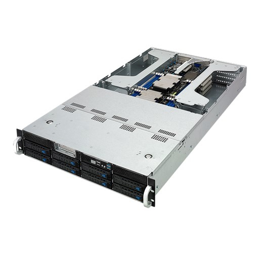 ASUS ESC4000 G4 - Server - montabile in rack Gaming - 2U - a 2 vie - senza CPU fino a - RAM 0 GB - SATA - hot-swap 3.5" baia(e) - nessun HDD - AST2500 - Gigabit Ethernet - senza SO -monitor: nessuno