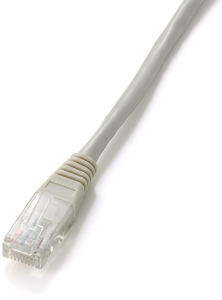 Equip Life - Cavo patch - RJ-45 (M) a RJ-45 (M) - 1 m - UTP - CAT 5e - stampato, bloccato - beige