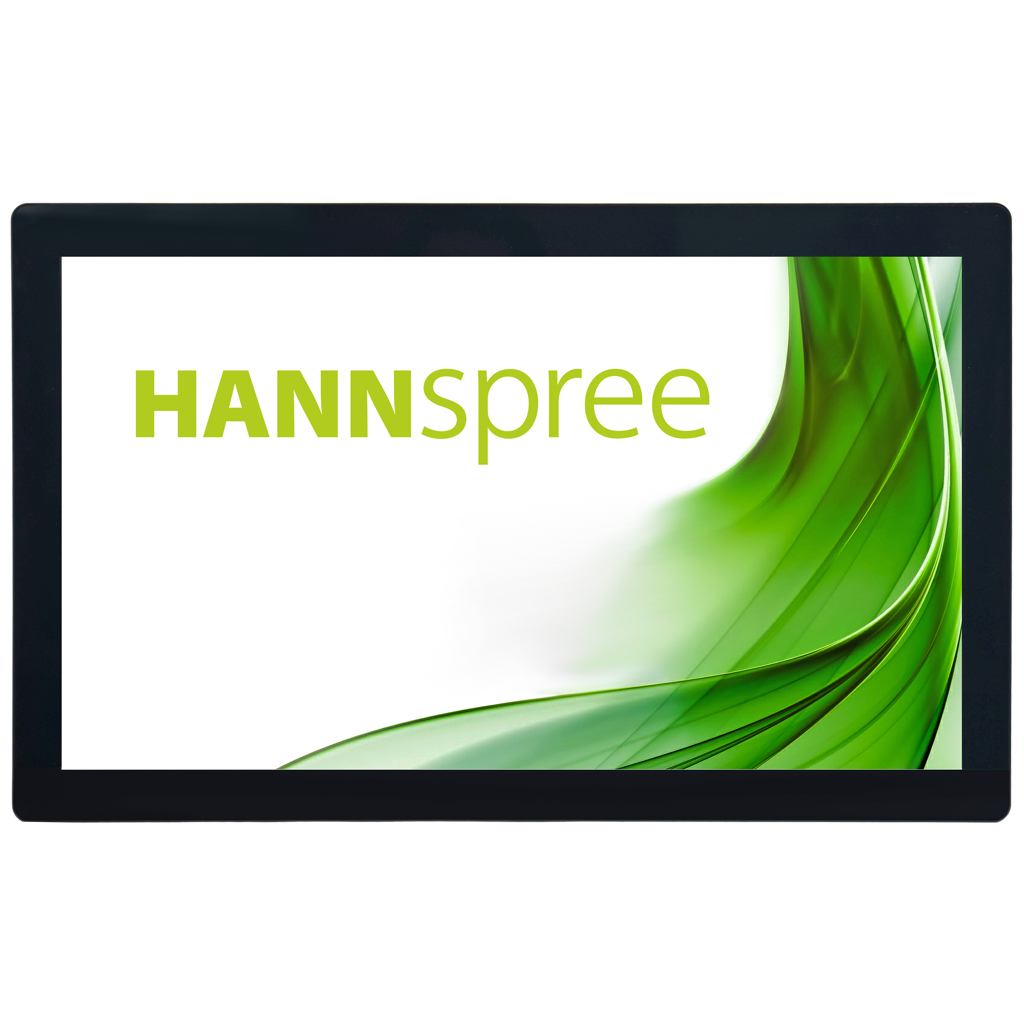 Hannspree HO165PTB - HO Series - monitor a LED - 15.6" - telaio aperto - touchscreen - 1920 x 1080 Full HD (1080p) @ 60 Hz - 250 cd/m² - 700:1 - 25 ms - HDMI, VGA, DisplayPort - altoparlanti