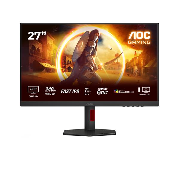 AOC G4 Q27G4ZR, 68,6 cm (27ʺ), 2560 x 1440 Pixel, Quad HD, LED, 1 ms, Nero, Rosso