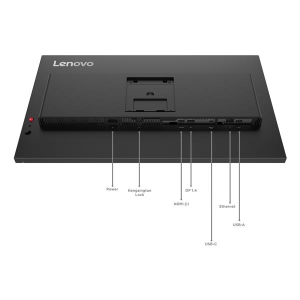 Lenovo ThinkVision T27UD-40, 68,6 cm (27ʺ), 3840 x 2160 Pixel, 4K Ultra HD, LCD, 6 ms, Nero