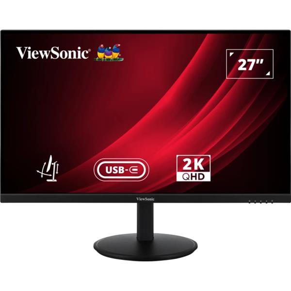 Viewsonic VG Series VG2709-2K-MHDU-2, 68,6 cm (27ʺ), 2560 x 1440 Pixel, Quad HD, LED, 4 ms, Nero