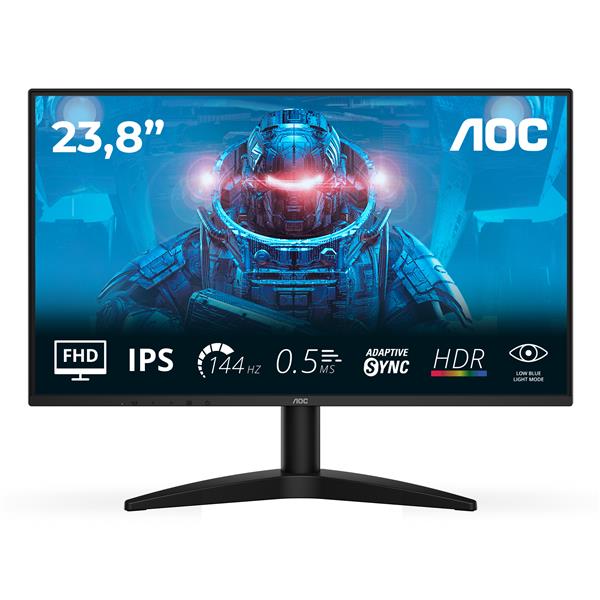 AOC 24B36X, 60,5 cm (23.8?), 1920 x 1080 Pixel, Full HD, LED, 0,5 ms, Nero