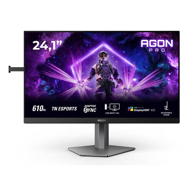AOC G2 AG246FK6, 61,2 cm (24.1ʺ), 1920 x 1080 Pixel, Full HD, LED, 0,5 ms, Nero, Grigio