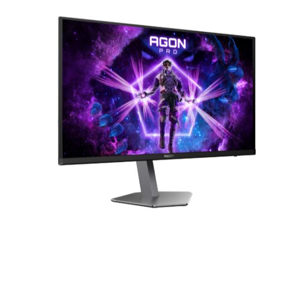 AOC AGON PRO AG276QKD2, 67,3 cm (26.5?), 2560 x 1440 Pixel, Quad HD, QD-OLED, 0,03 ms, Nero, Grigio