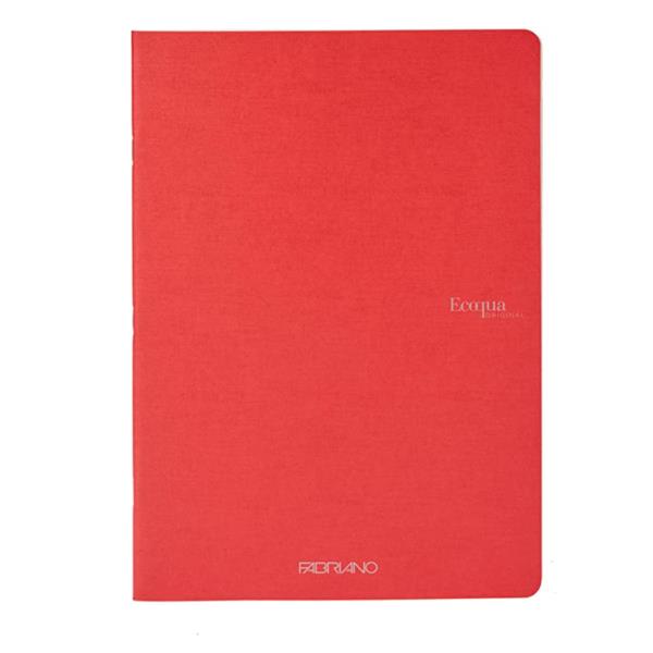 Fabriano Ecoqua Original, Monocromatico, Rosso, A4, 40 fogli, 90 g/m², Copertina morbida