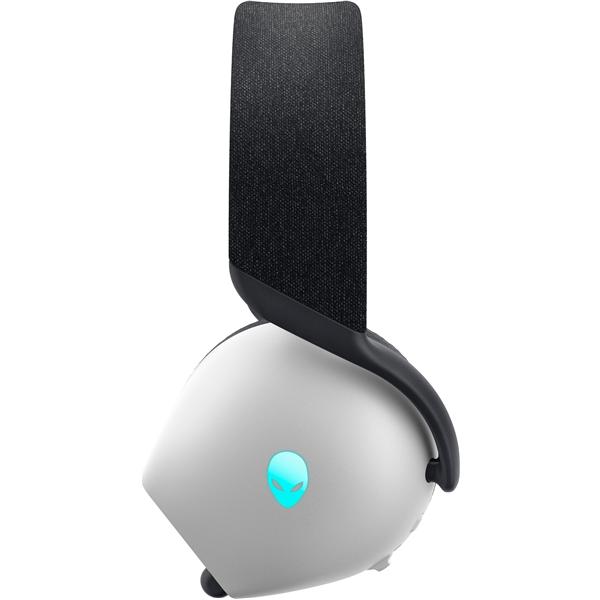 Alienware AW725H, Con cavo e senza cavo, 20 - 40000 Hz, Gaming, 348 g, Auricolare, Nero, Bianco