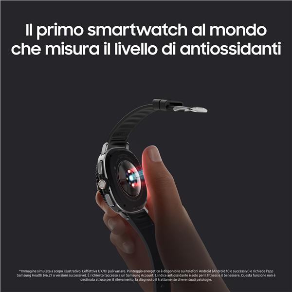 Samsung Galaxy Watch 8 Classic, Bluetooth, 46mm, 3,3 cm (1.3ʺ), AMOLED, Touch screen, 64 GB, GPS (satellitare), 63,5 g