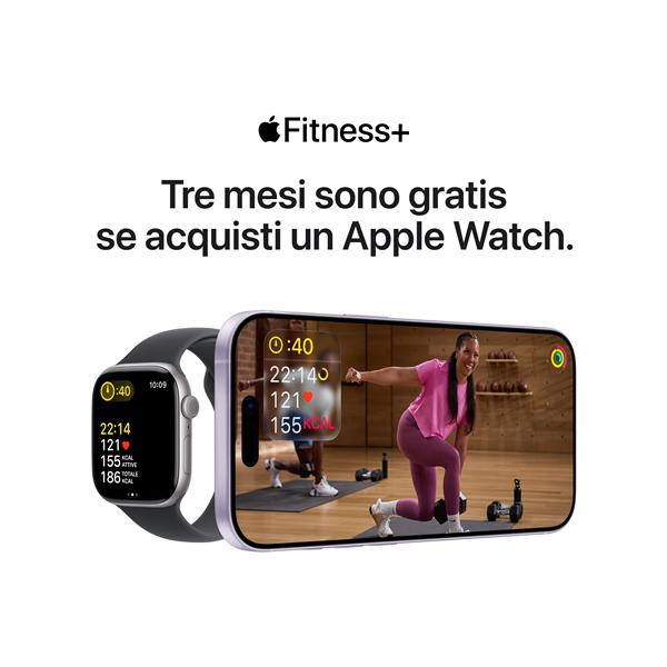 Apple Watch SE (3nd generation) SE 3 GPS + Cellular 40mm Cassa Alluminio Galassia con Sport Band Galassia - M/L, OLED, Touch screen, 64 GB, Wi-Fi, GPS (satellitare), 26,4 g