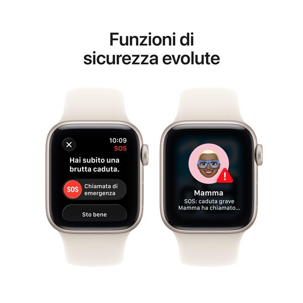 Apple Watch SE (3nd generation) SE 3 GPS 40mm Cassa Alluminio Galassia con Sport Band Galassia - S/M, OLED, Touch screen, 64 GB, Wi-Fi, GPS (satellitare), 26,3 g