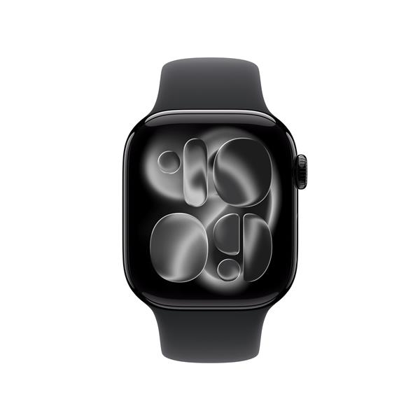 Apple Watch Series 11 GPS + Cellular 42mm Cassa Alluminio Jet Black con Sport Band Nero - M/L, OLED, Touch screen, 64 GB, Wi-Fi, GPS (satellitare), 29,7 g