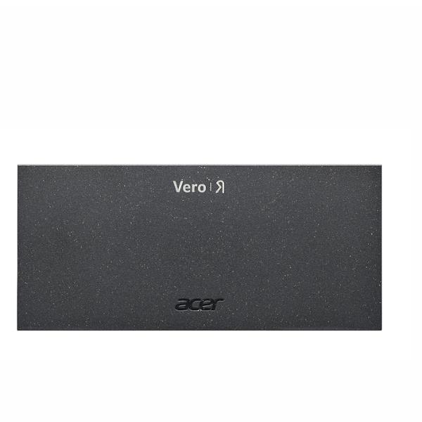 Acer Vero MST Dock M33 100W PD - Black EU (Retail pack), Cablato, USB 3.2 Gen 2 (3.1 Gen 2) Type-C, 100 W, 3,5 mm, 10,100,1000 Mbit/s, Nero