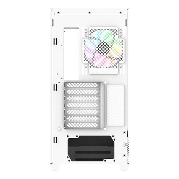Thermaltake View 290 TG ARGB, Midi Tower, PC, Bianco, ATX, micro ATX, Mini-ITX, SPCC, Vetro temperato, 18 cm