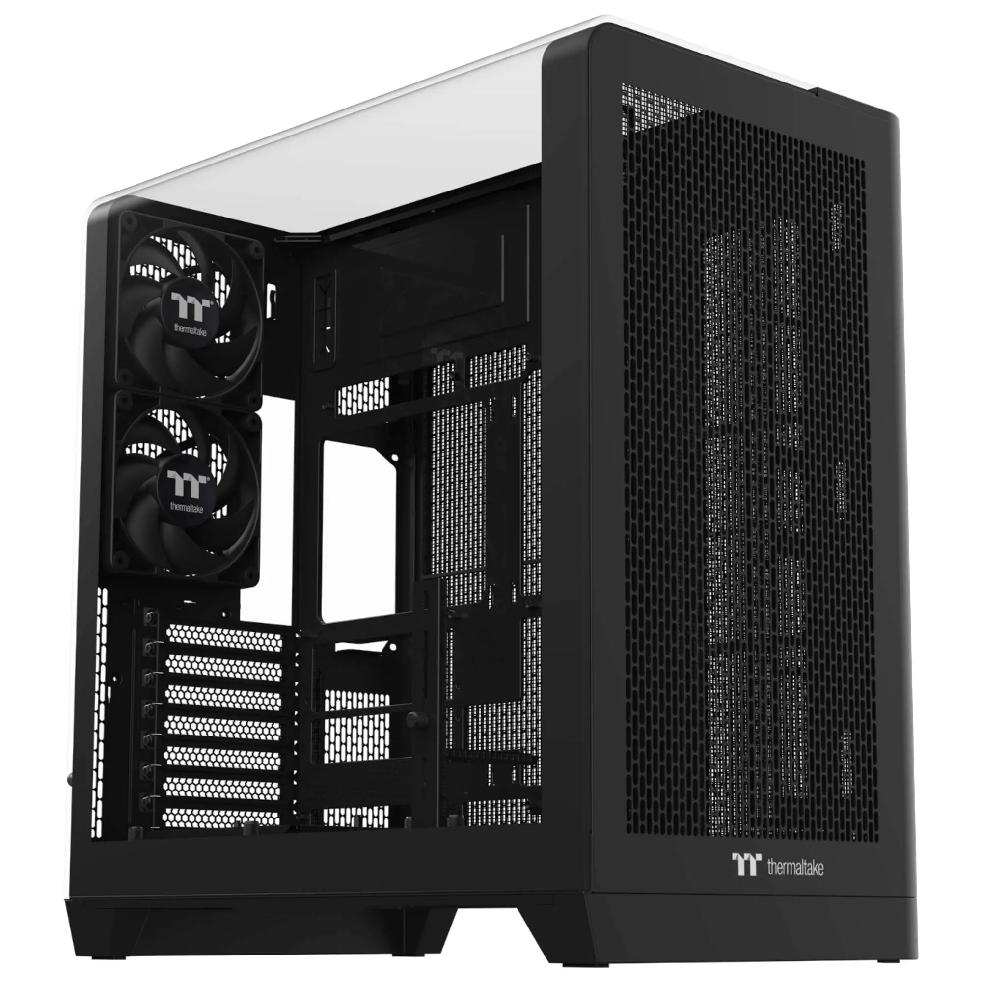Thermaltake View 390 Air, Midi Tower, PC, Nero, ATX, micro ATX, Mini-ITX, SPCC, Vetro temperato, Gaming