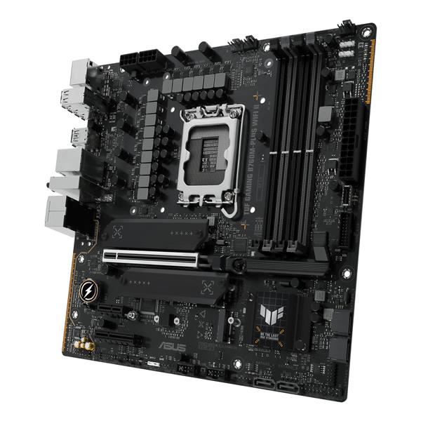 ASUS TUF GAMING B760M-PLUS WIFI II, Intel, LGA 1700, Intel® Celeron®, Intel® Core™ i3, Intel® Core™ i5, Intel® Core™ i7, Intel® Core™ i9,..., LGA 1700, DDR5-SDRAM, 192 GB