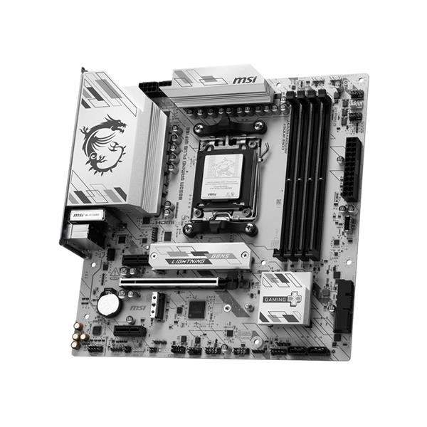 MSI B850M GAMING PLUS WIFI6E, AMD, Socket AM5, AMD Ryzen 7000 Series, AMD Ryzen 8000 Series, AMD Ryzen 9000 Series, Socket AM5, DDR5-SDRAM, 256 GB