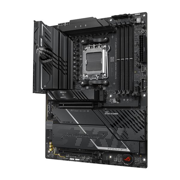 ASUS ROG STRIX X870E-H GAMING WIFI7, AMD, Socket AM5, AMD Ryzen 7000 Series, AMD Ryzen 8000 Series, AMD Ryzen 9000 Series, Socket AM5, DDR5-SDRAM, 256 GB