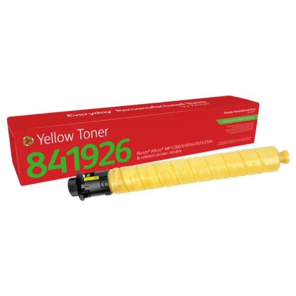 Toner rigenerato Everyday™ di Giallo compatibile con Ricoh 841926, Capacità standard, 9500 pagine, Giallo, 1 pz
