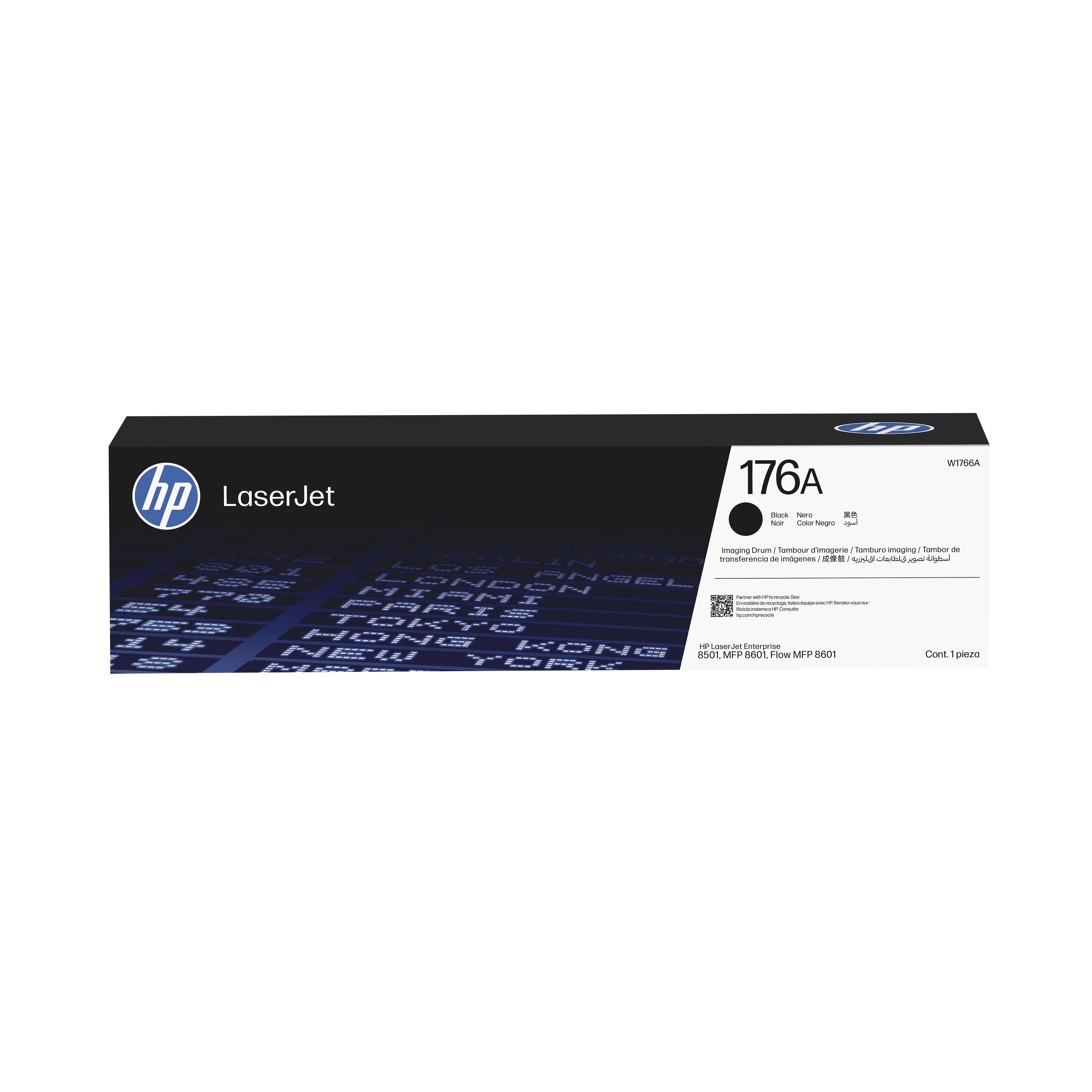 HP LaserJet Rullo di trasferimento immagine nero originale 176A, 600000 pagine, Nero, 1 pz