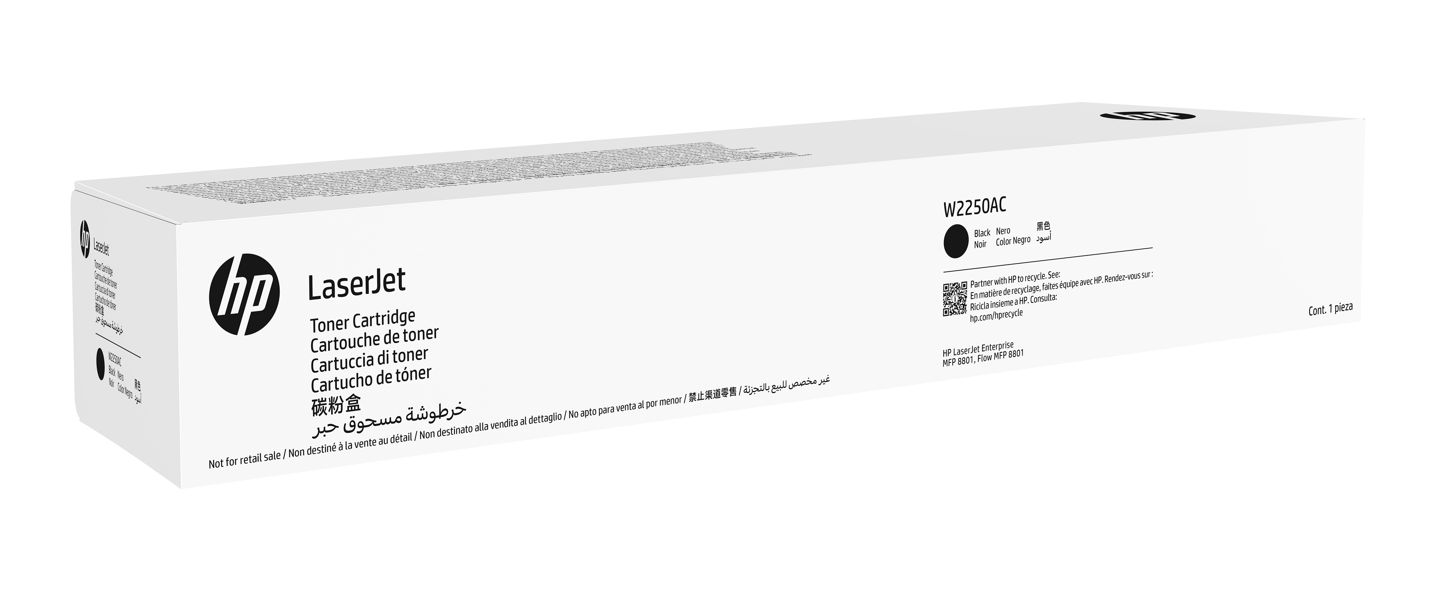 HP Cartuccia toner nero ad uso contrattuale originale LaserJet W2250AC, 45000 pagine, Nero, 1 pz