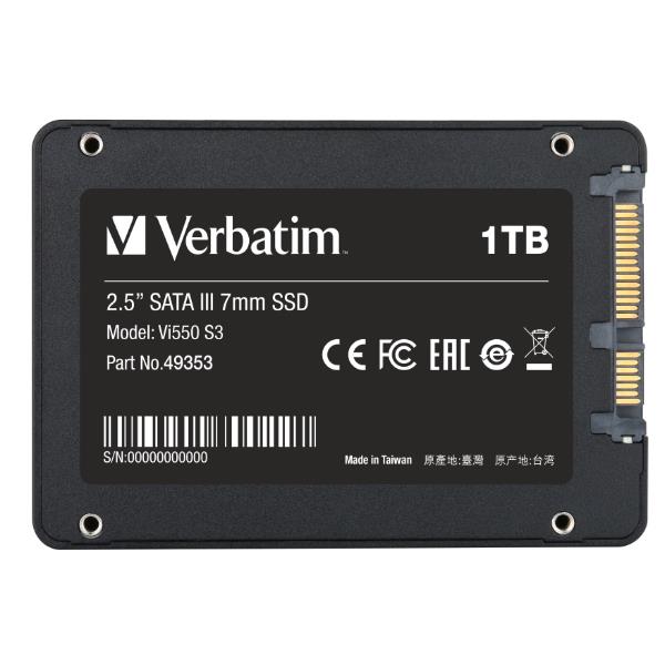 Verbatim Vi550 S3 - SSD - 2 TB - interno - 2.5" - SATA 6Gb/s