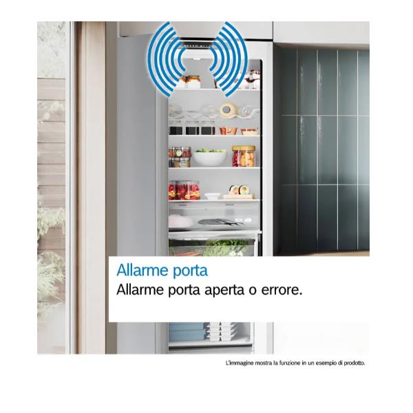 Bosch Serie 4 KGN39VXCT Frigorifero Combinato da libera installazione 203 X 60 cm Acciaio anti-impronta Classe C, 363 L, SN-T, 15 kg/24h, C, Compartimento zona fresca, Grigio