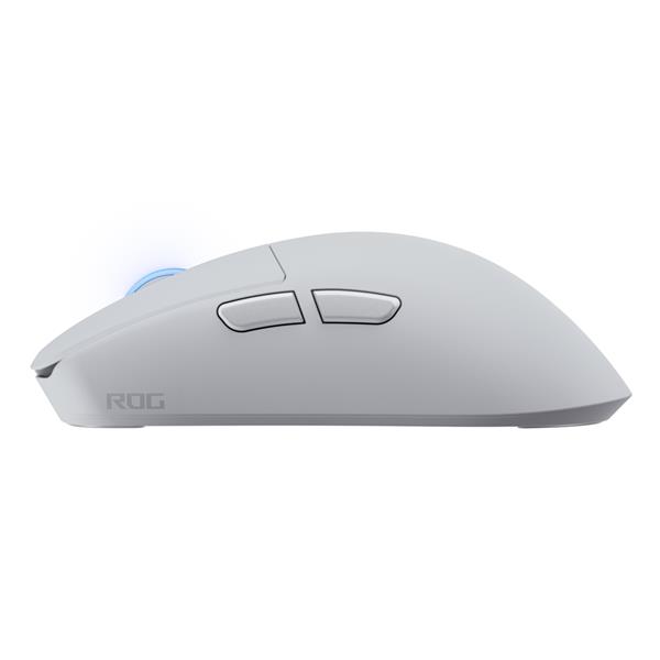 ASUS ROG Harpe II Ace, Mano destra, Ottico, RF Wireless + Bluetooth + USB Type-A, 42000 DPI, Bianco