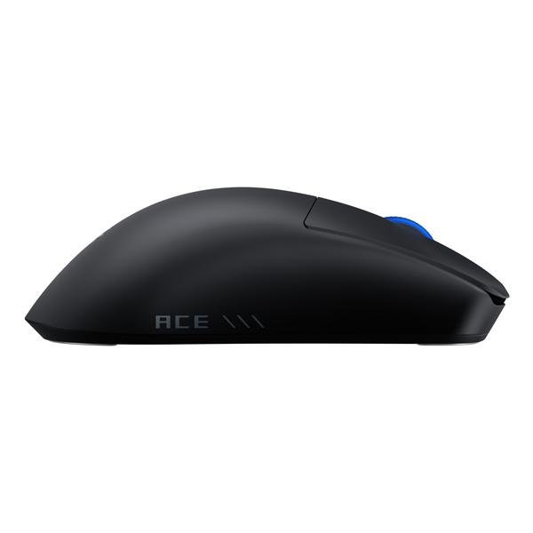 ASUS ROG Harpe II Ace, Mano destra, Ottico, RF Wireless + Bluetooth + USB Type-A, 42000 DPI, Nero