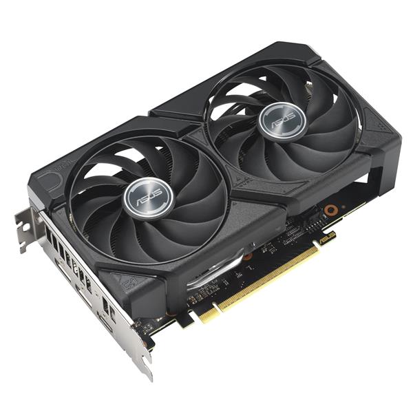 ASUS DUAL-RX9060XT-8G, Radeon RX 9060 XT, 8 GB, GDDR6, 128 bit, 7680 x 4320 Pixel, PCI Express 5.0