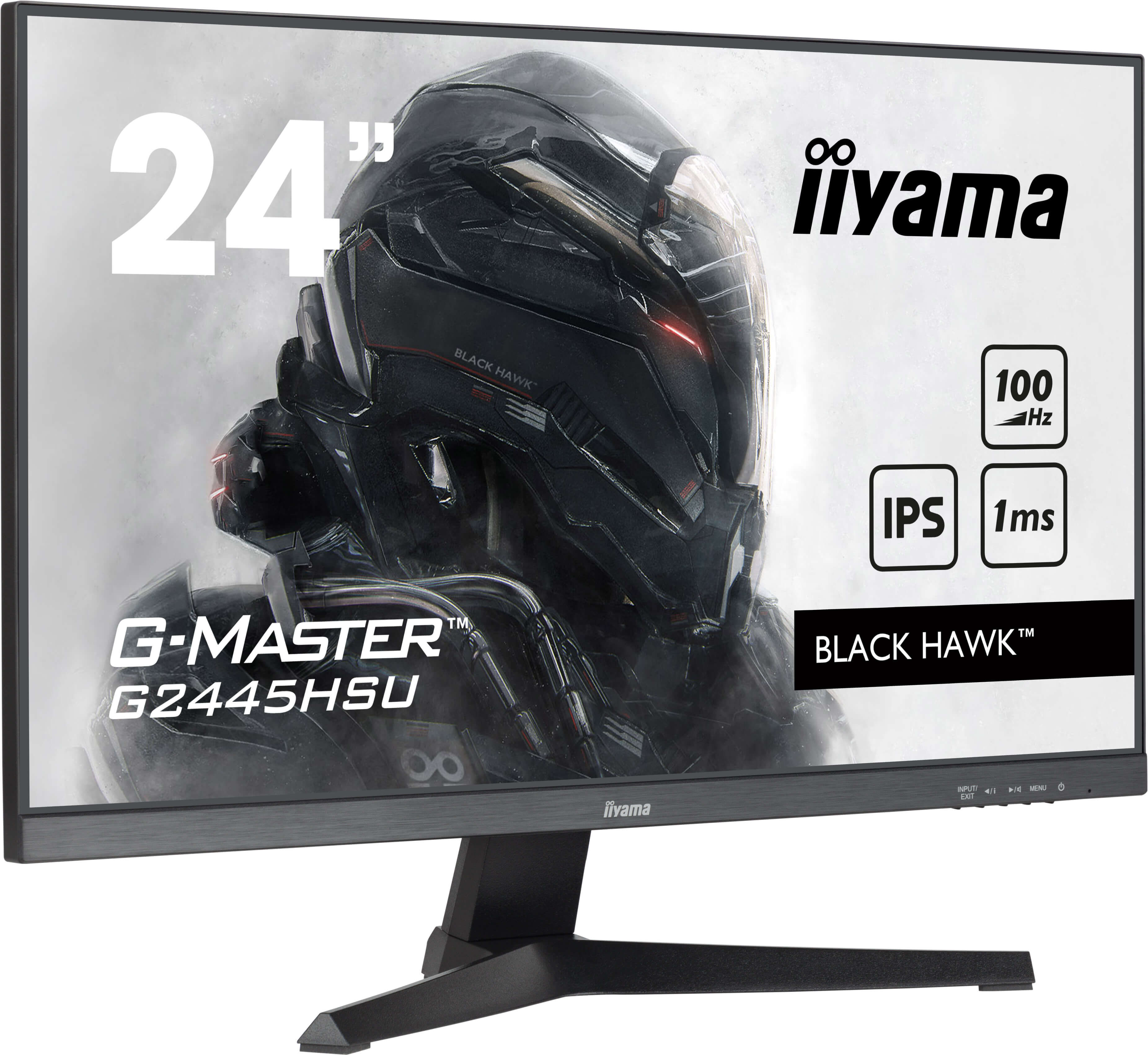 iiyama G-MASTER G2445HSU-B2, 60,5 cm (23.8ʺ), 1920 x 1080 Pixel, Full HD, LCD, 1 ms, Nero