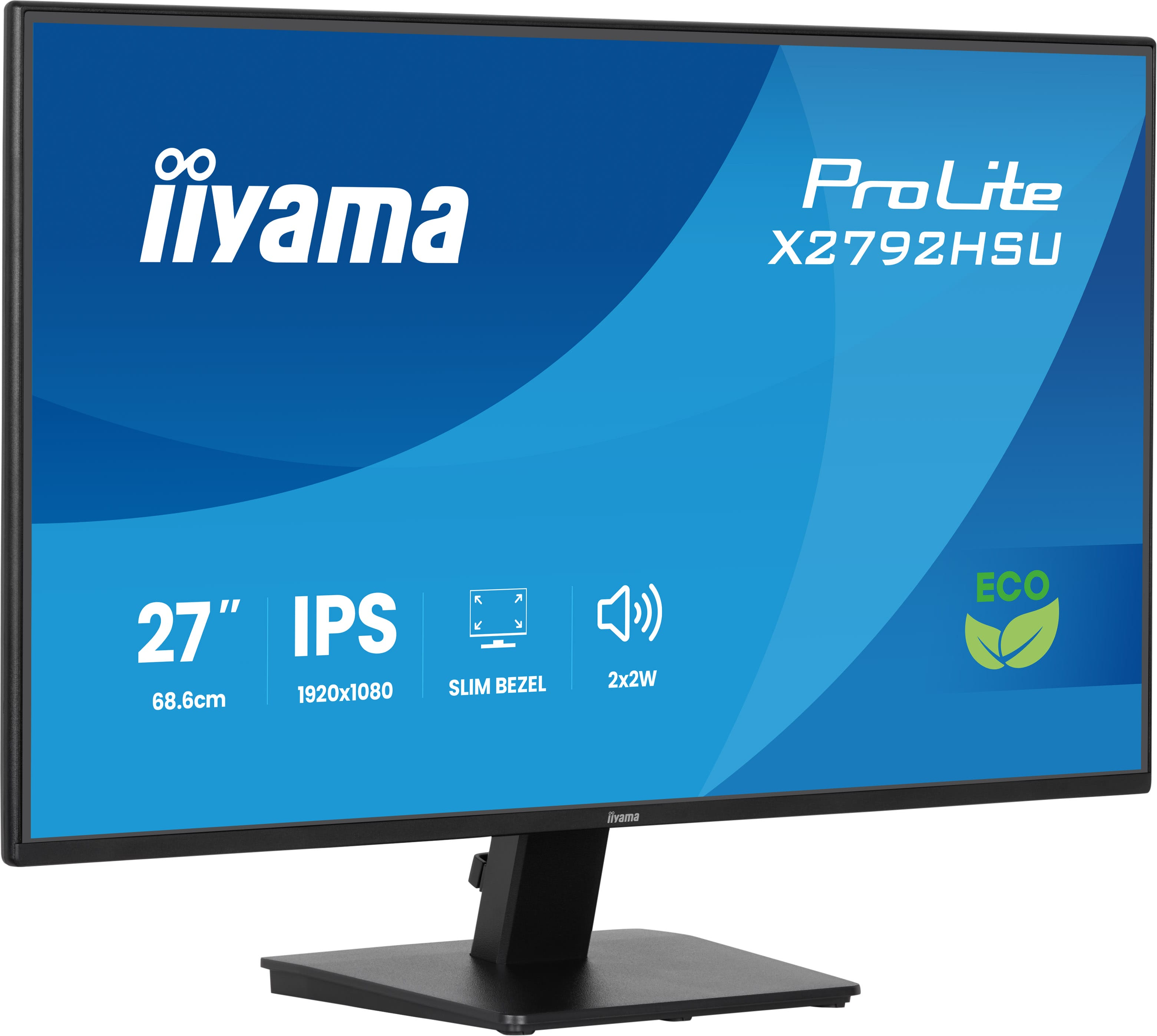 iiyama ProLite X2792HSU-B1, 68,6 cm (27ʺ), 1920 x 1080 Pixel, Full HD, LED, 3 ms, Nero