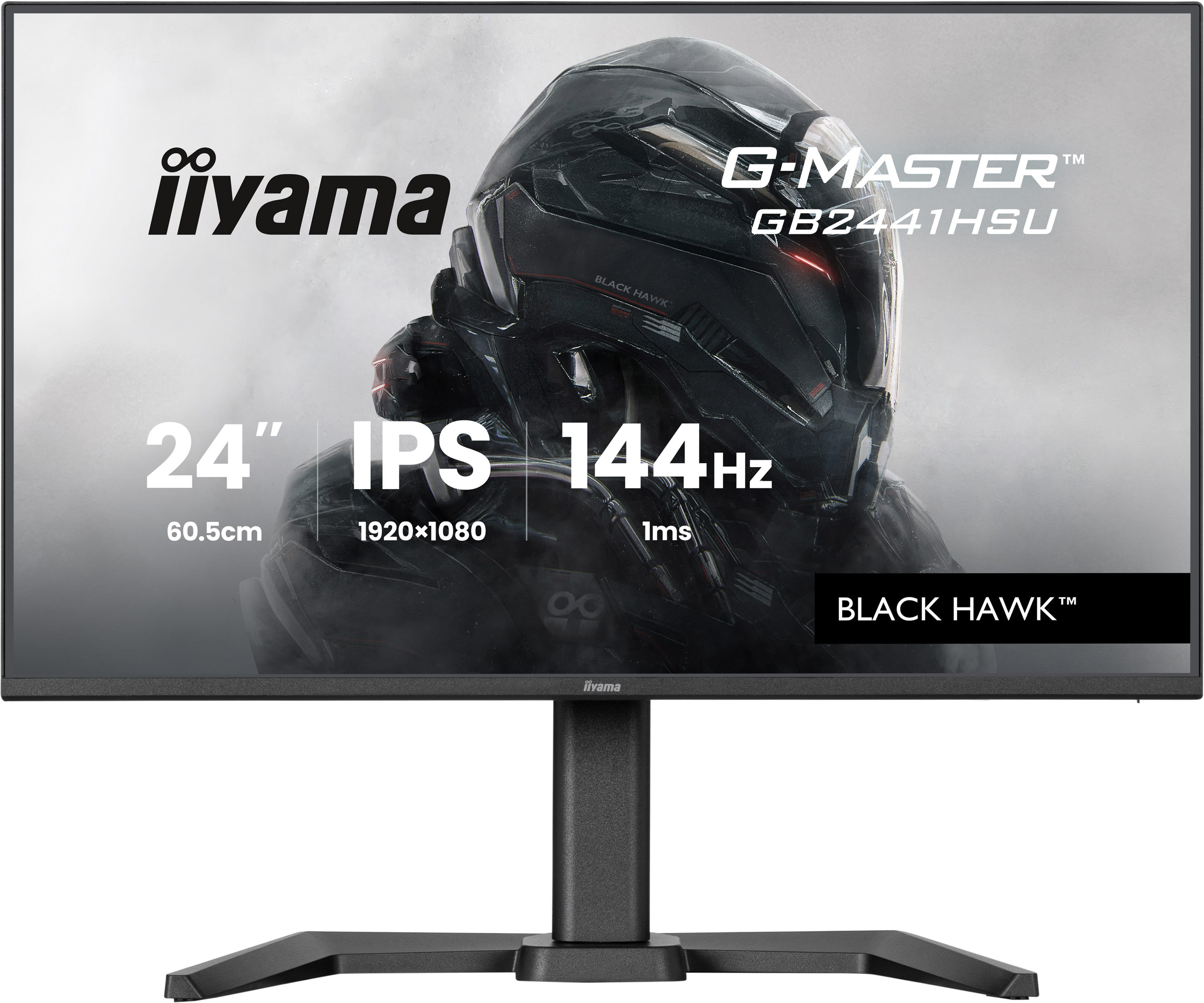 iiyama G-MASTER GB2441HSU-B1, 60,5 cm (23.8ʺ), 1920 x 1080 Pixel, Full HD, LED, Nero
