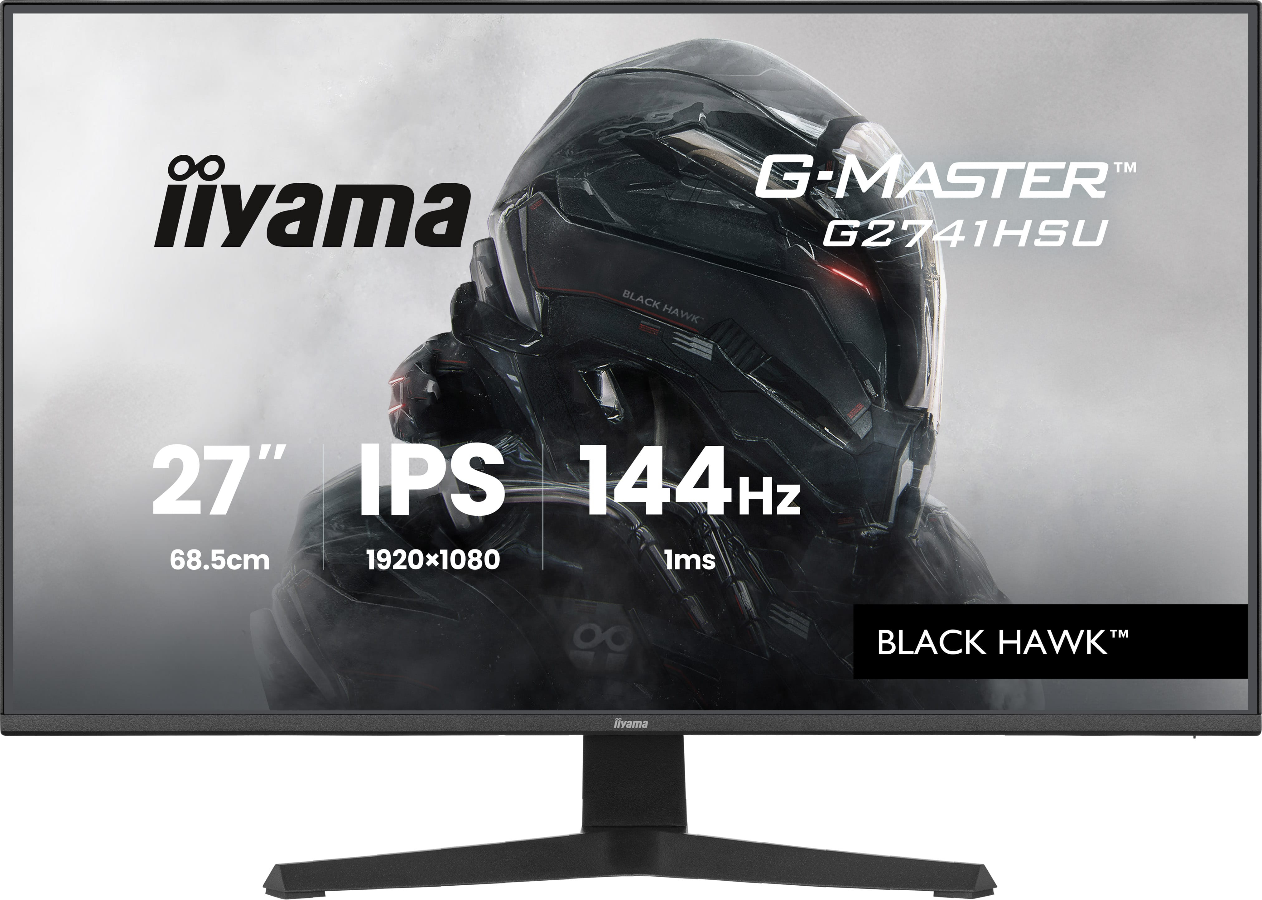 iiyama G-MASTER G2741HSU-B1, 68,6 cm (27ʺ), 1920 x 1080 Pixel, Full HD, Nero