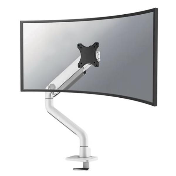 Neomounts DS70S-950WH1 - Kit montaggio (desk mounting arm) - video full-motion - per Monitor - Alluminio - bianco - dimensione schermo: 17"-49"