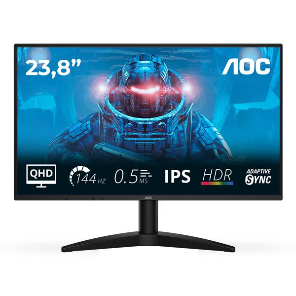 AOC B3 Q24B36X, 60,5 cm (23.8ʺ), 2560 x 1440 Pixel, Quad HD, LED, 4 ms, Nero