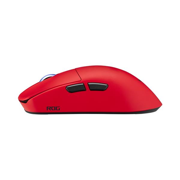 ASUS ROG Harpe II Ace RED, Mano destra, Ottico, RF Wireless + Bluetooth + USB Type-A, 42000 DPI, Rosso