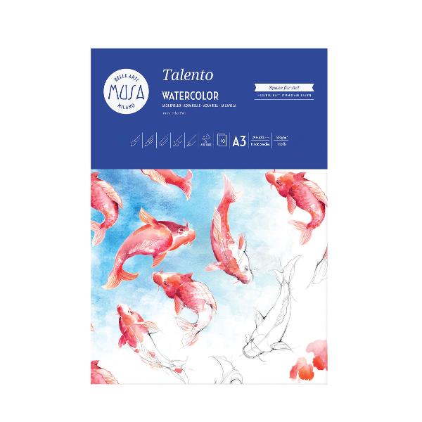 CWR Talento - Blocco colori ad acqua - A3 - 10 fogli