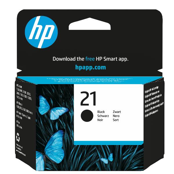 HP 21 - 5 ml - nero - originale - cartuccia d'inchiostro - per Deskjet F2149, F2179, F2185, F2210, F2224, F2240, F2288, F2290, F375; Officejet 43XX