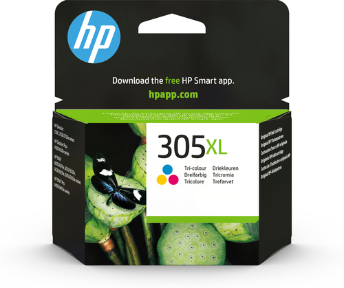 HP 305XL - 5 ml - Alta resa - colore (ciano, magenta, giallo) - originale - cartuccia d'inchiostro - per Deskjet 23XX, 27XX, 41XX; DeskJet Plus 41XX; ENVY 60XX, 64XX; ENVY Pro 64XX